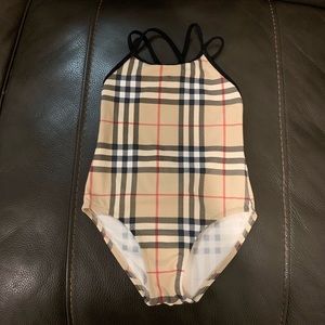 NWOT Burberry 3 y 3T bathing suit swimsuit